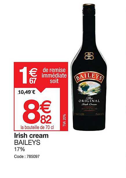 Irish Cream Baileys