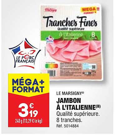 jambon à l'italienne le marsigny