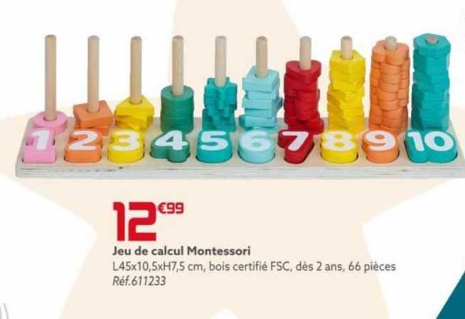 Jeu De Calcul Montessori