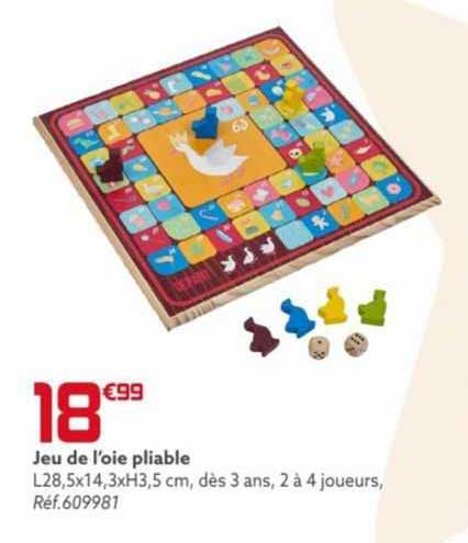 jeu de l'oie pliable