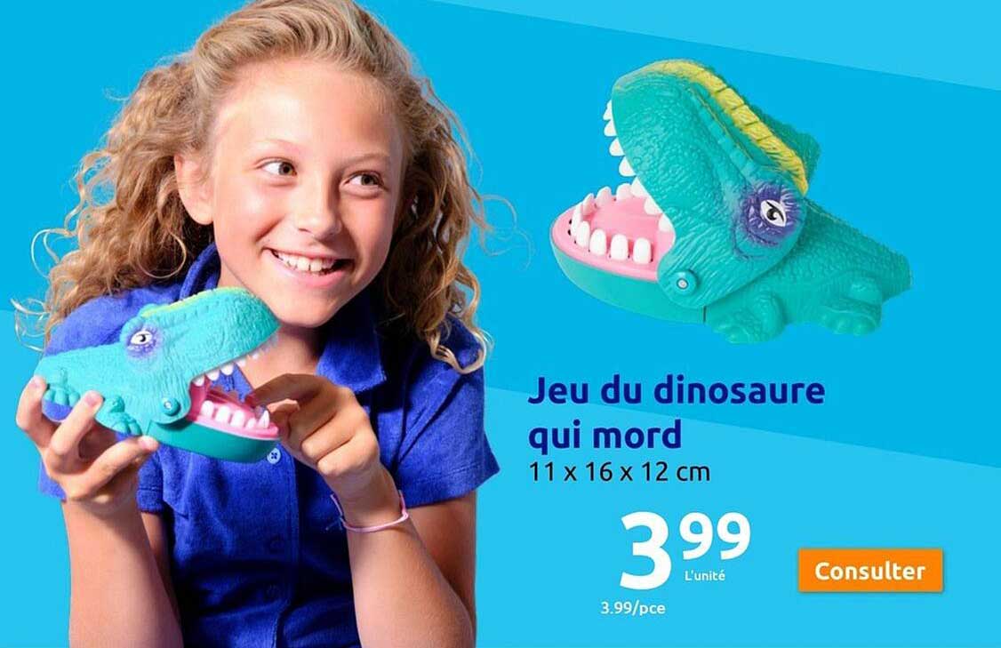 jeu du dinosaure qui mord