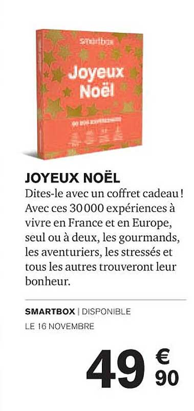 joyeux noël smartbox