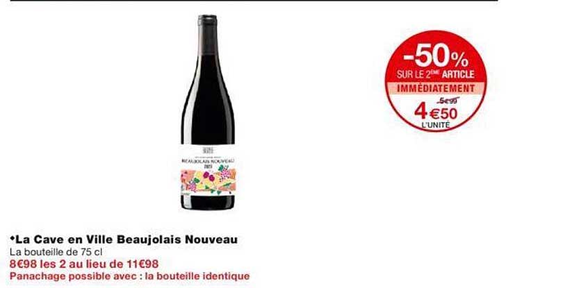 La Cave En Ville Beaujolais Nouveau