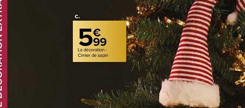 la décoration - cimier de sapin