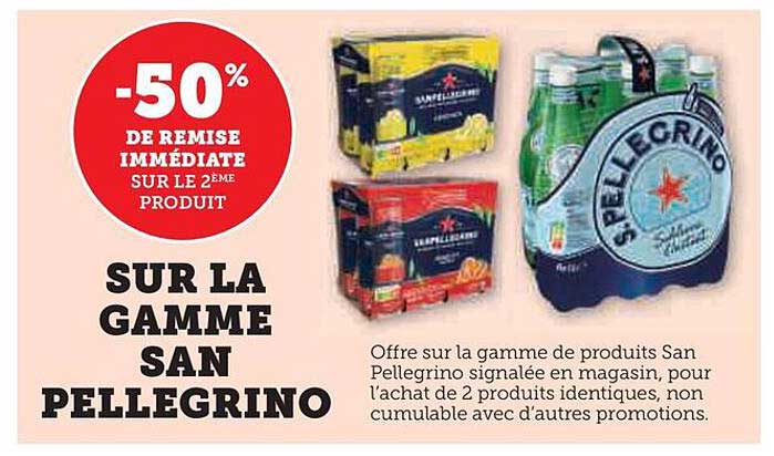 la gamme san pellegrino