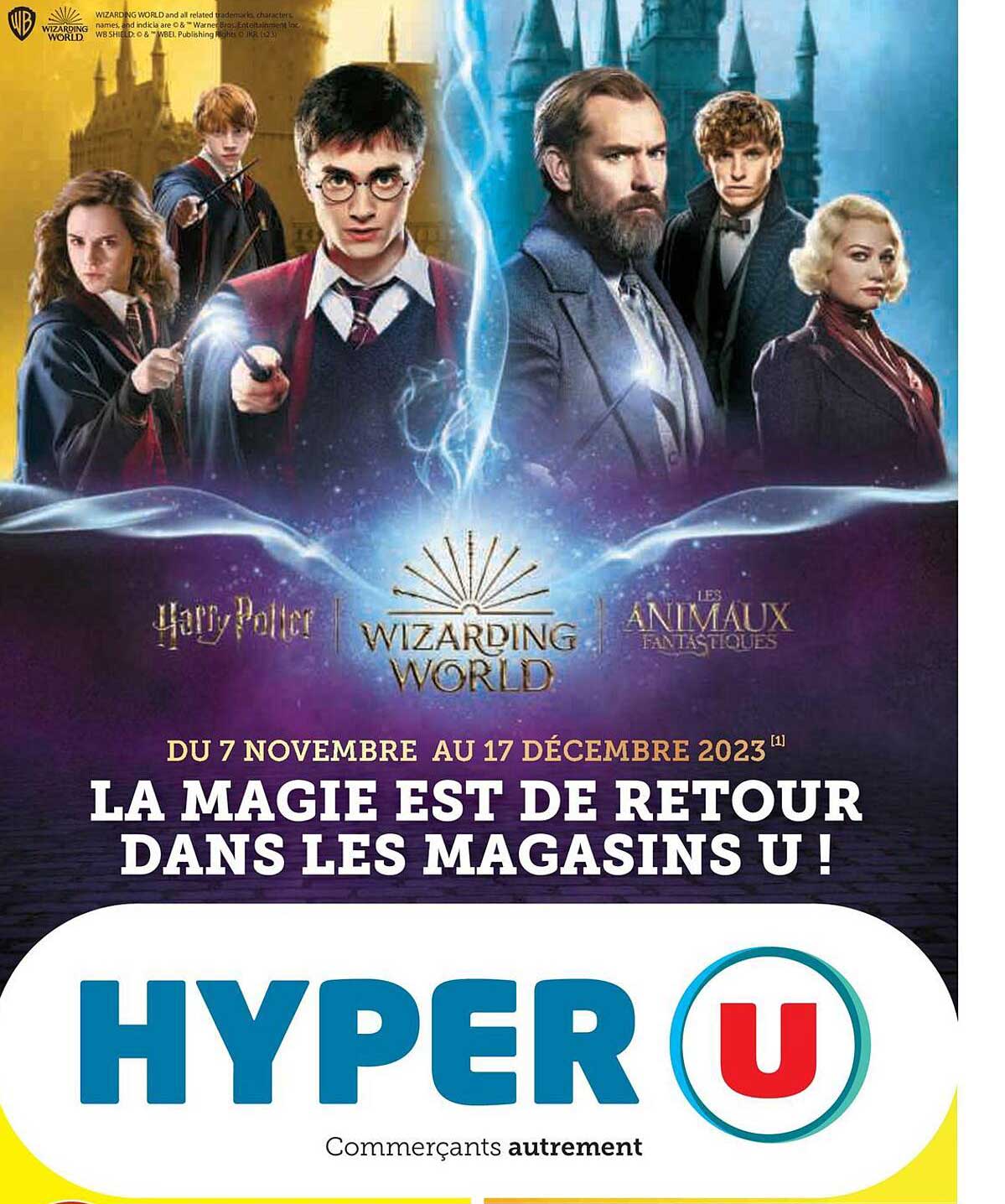 la magie est de retour dans les magasins u !