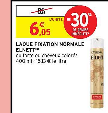 laque fixation normale elnett