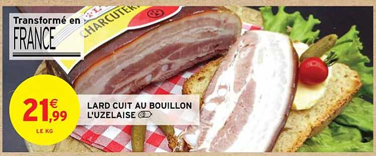 Lard Cuit Au Bouillon L'uzelaise