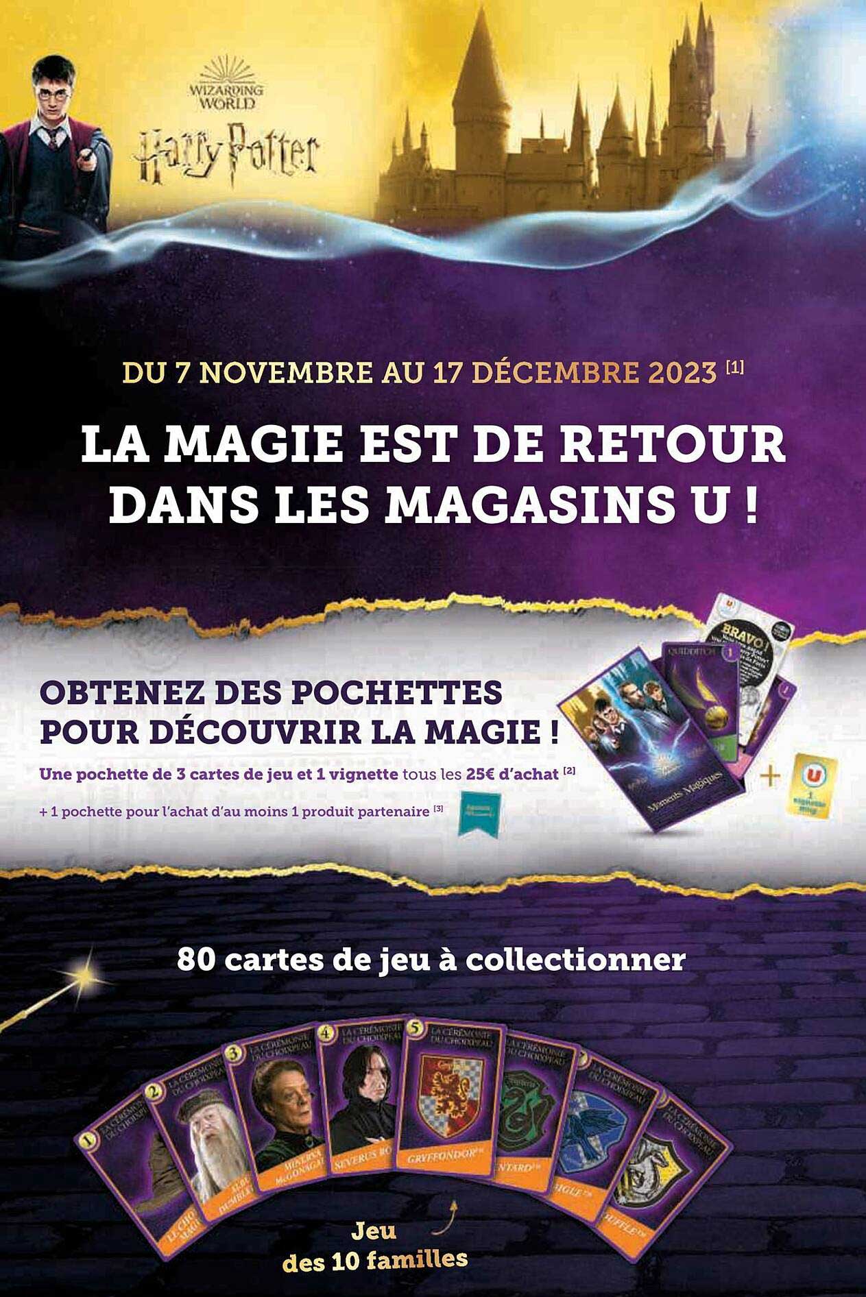 le magie est de retour dans les magasins u !