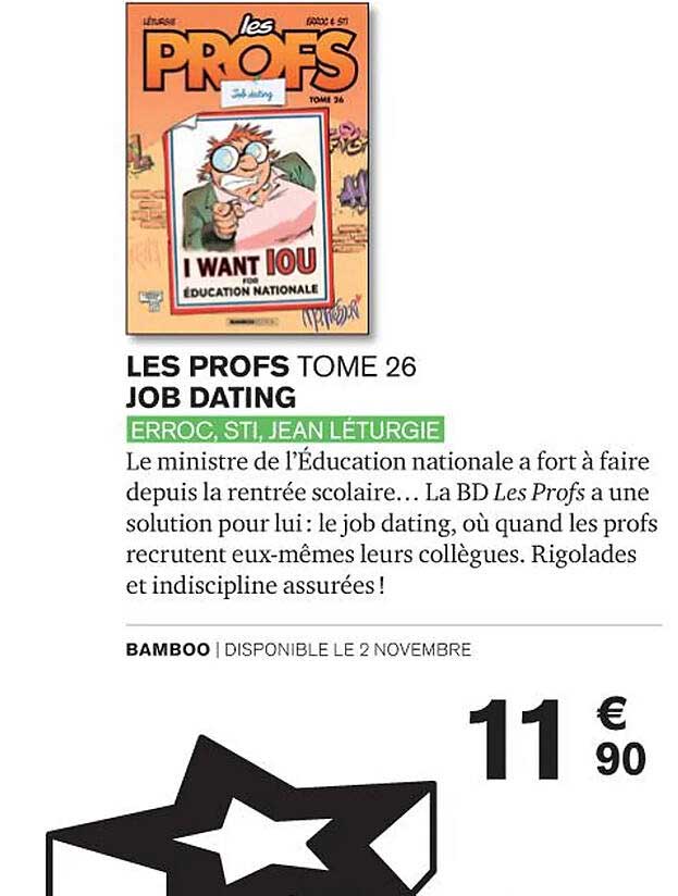 les profs tome 26 job dating