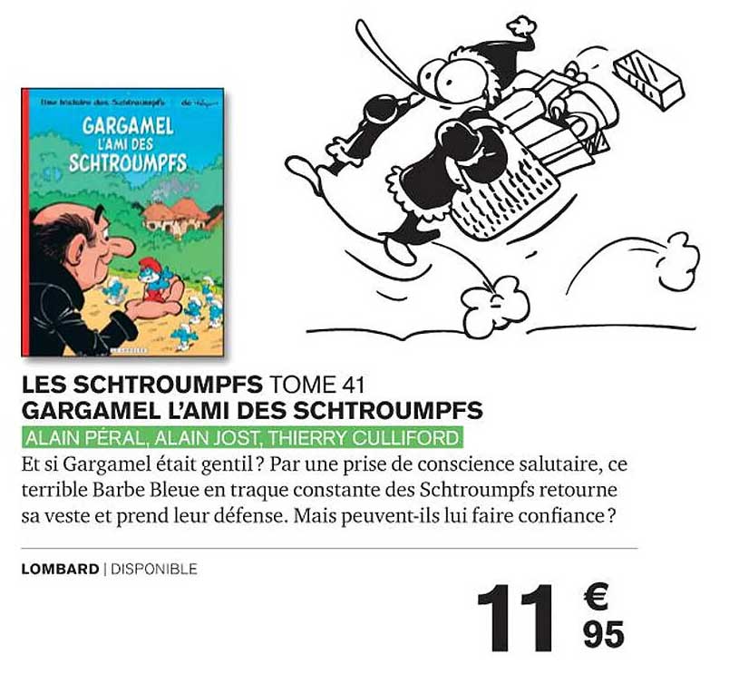 les schtroumpfs tome 41 gargamel l'ami des schtroumpfs