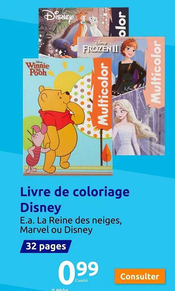 Livre De Coloriage Disney