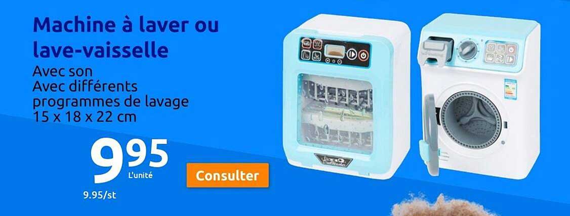 machine à laver ou lave-vaisselle