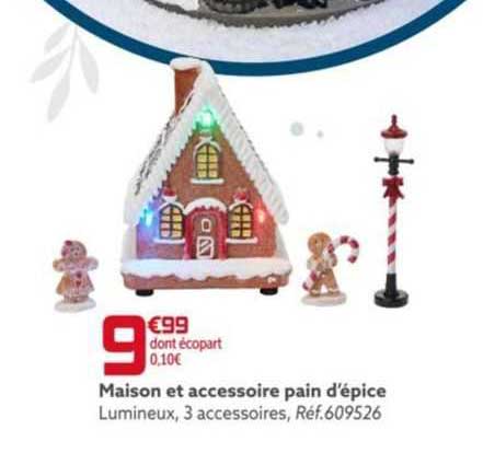 maison et accessoire pain d'épice