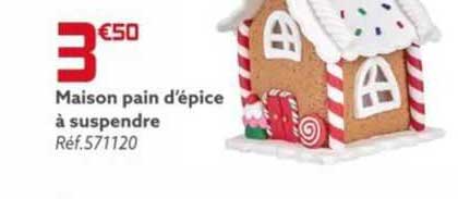 maison pain d'épice à suspendre