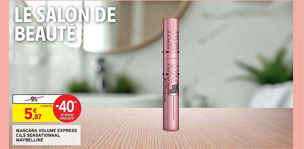 mascara volume express cils sensationnal maybelline