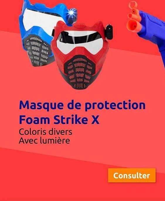 masque de protection foam strike x