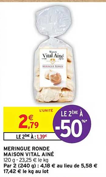 meringue ronde maison vital ainé