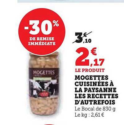 mogettes cuisinées à la paysanne les recettes d'autrefois