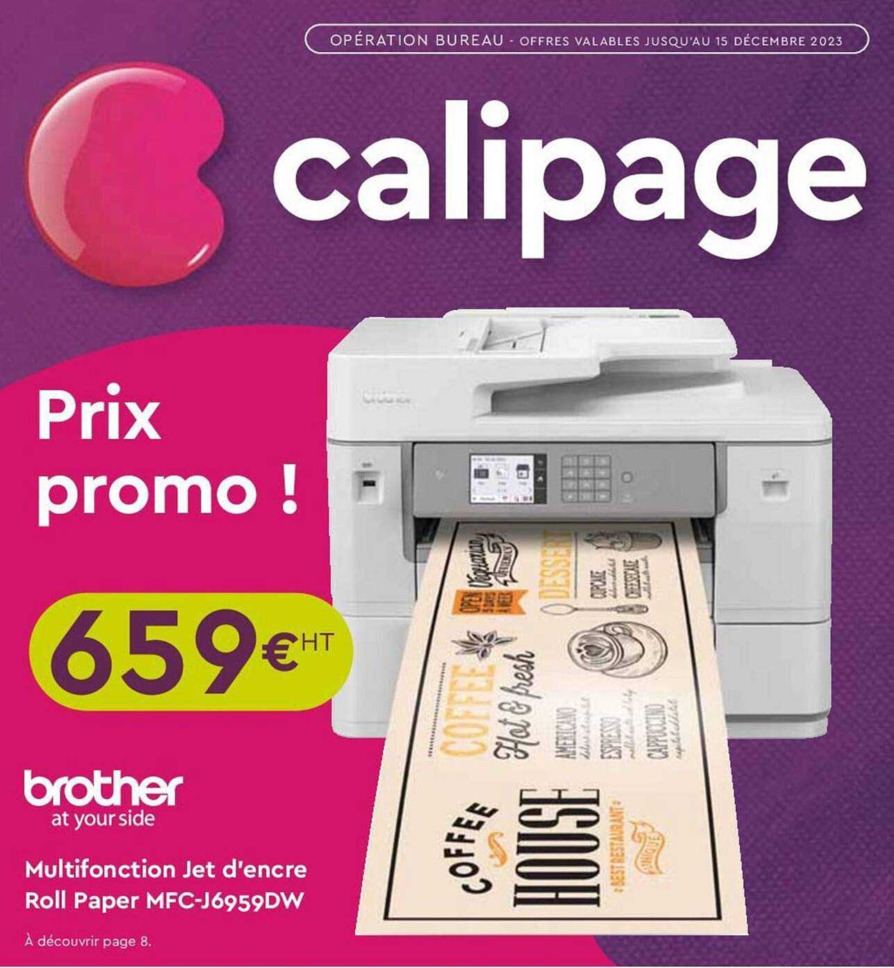 multifonction jet d'encre roll paper mfc-j6959dw brother