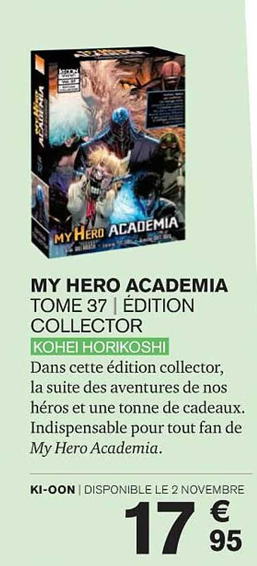 my hero academia tome 37 édition collector - kohei horikoshi