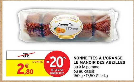 nonnettes à l'orange le manoir des abeilles