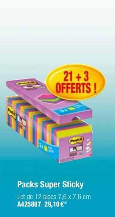 packs super sticky post-it