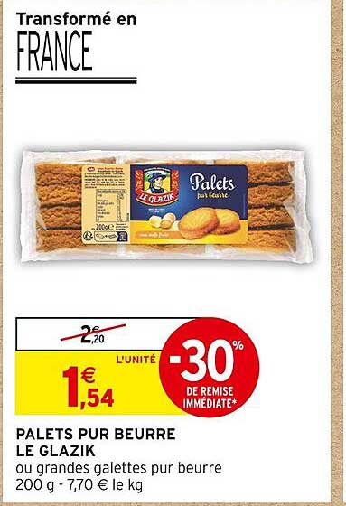 palets pur beurre le glazik