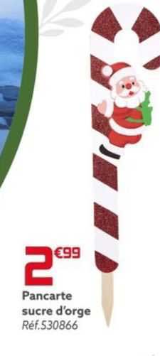 pancarte sucre d'orge