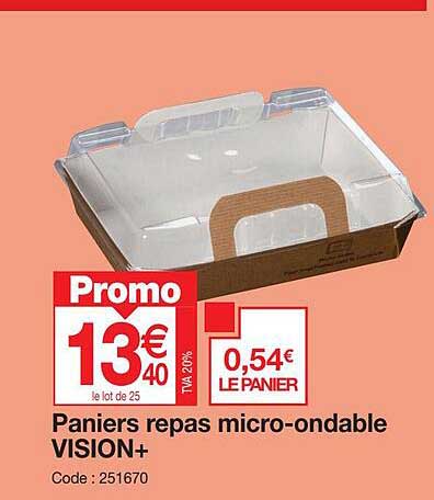 paniers repas micro-ondable vision+