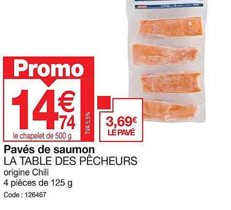 pavés de saumon la table des pêcheurs