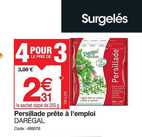 Persillade Prête à L'empoil Darégal