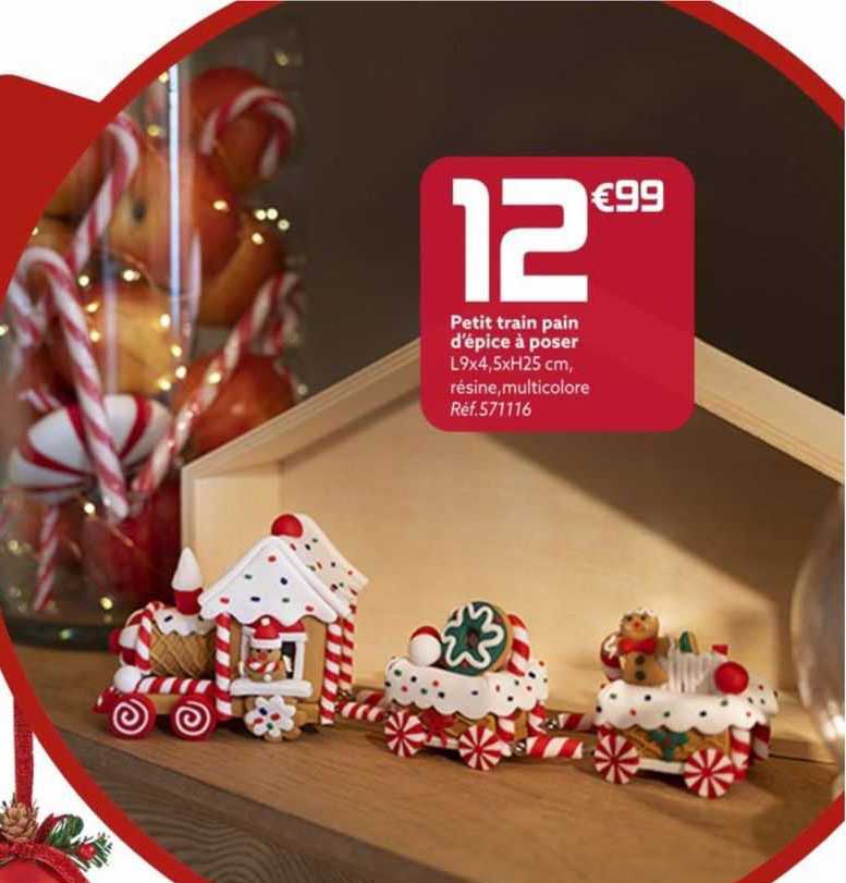 petit train pain d'épice à poser