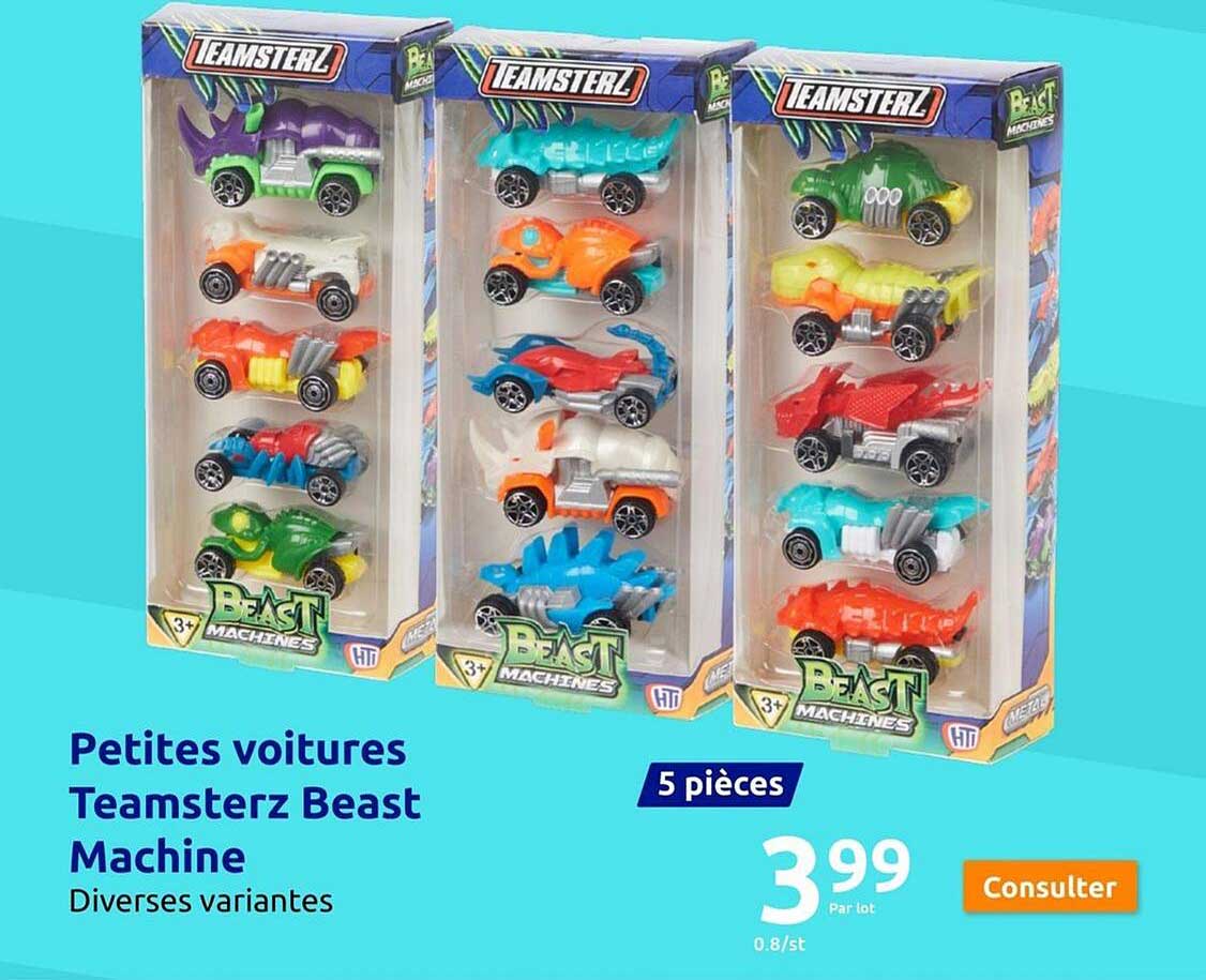 petites voitures teamsterz beast machine