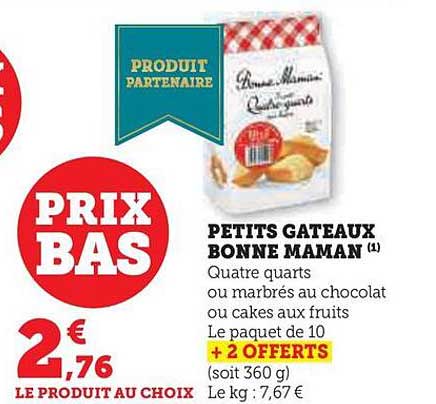 petits gâteaux bonne maman