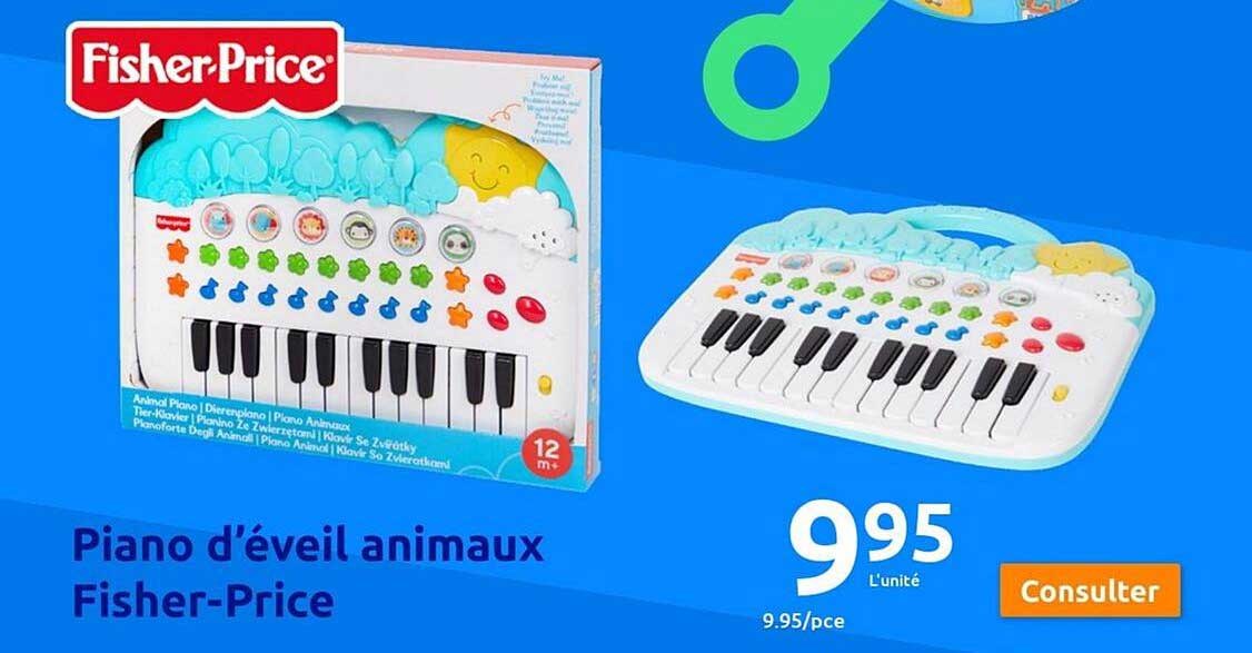 piano d'éveil animaux fisher-price