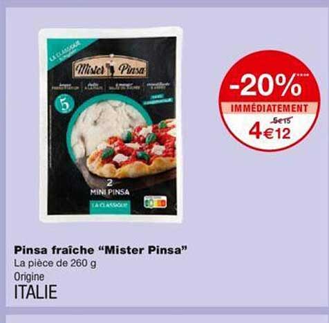 pinsa fraîche "mister pinsa"