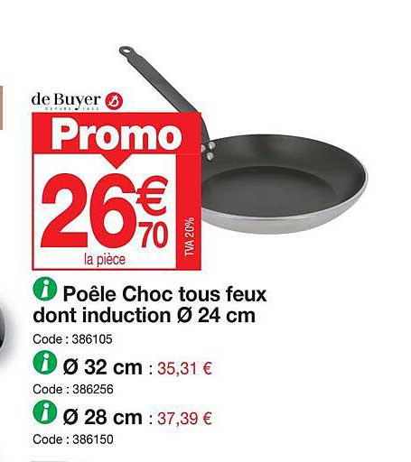 poêle choc tous feux dont induction de buyer