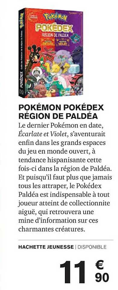 pokémon pokédex région de paldéa