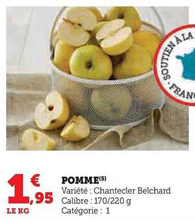 Pomme Chantecler Belchard
