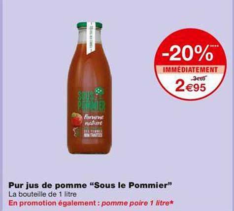 pur jus de pomme "sous la pommier"