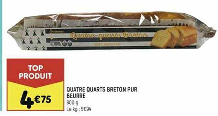 quatre quarts breton pur beurre