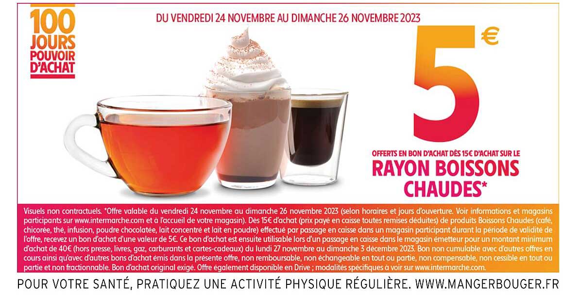 rayon boissons chaudes