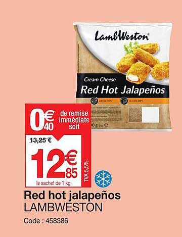 red hot jalapeños lambweston