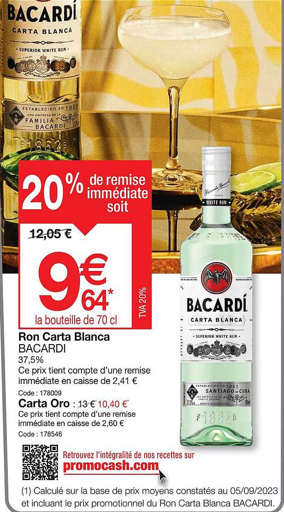 ron carta blanca bacardi carta oro