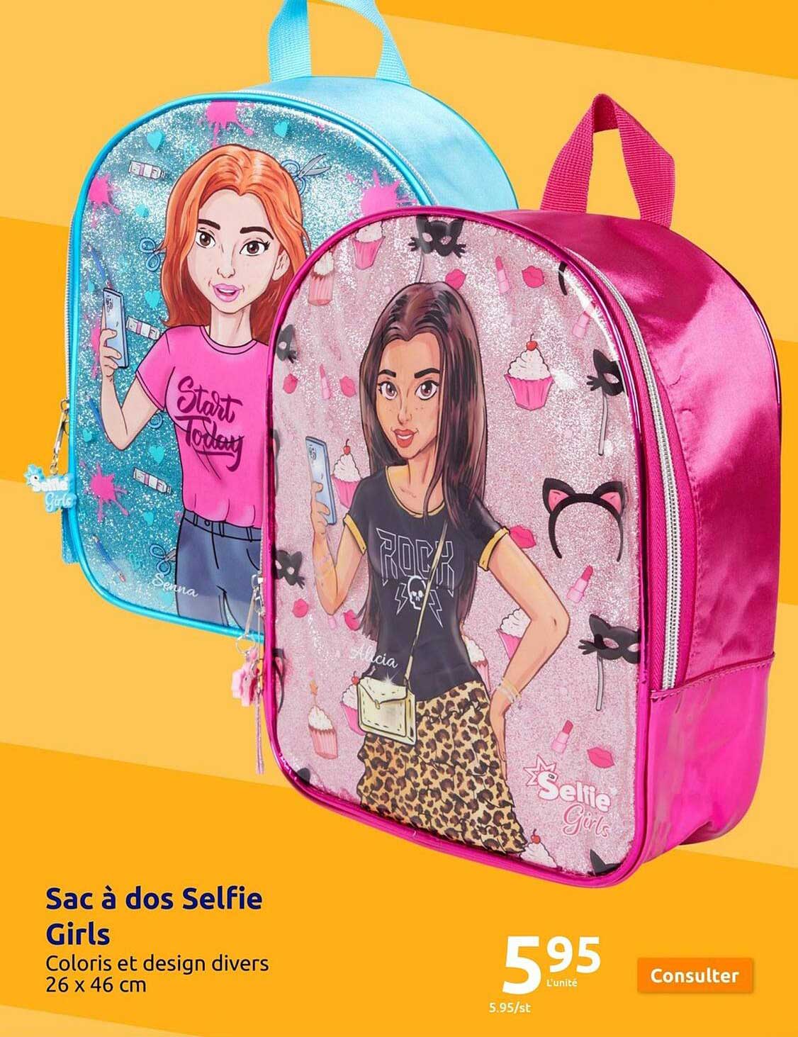 sac à dos selfie girls