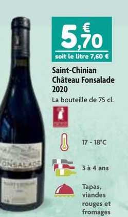 saint-chinian château fonsalade 2020