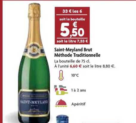 Saint-meyland Brut Méthode Traditionnelle