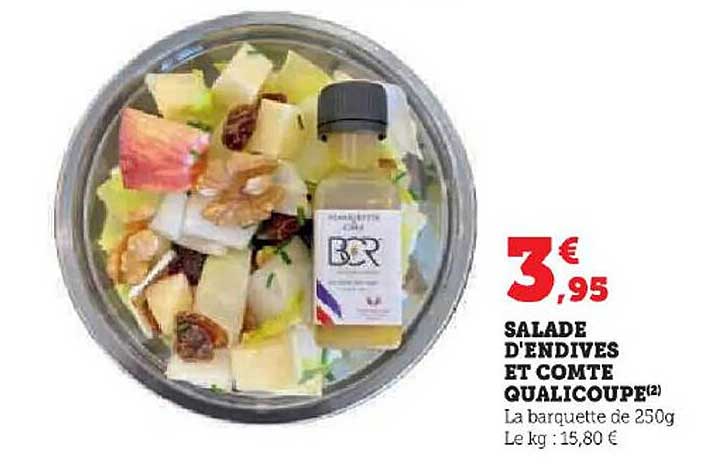 salade d'endives et comte qualicoupe