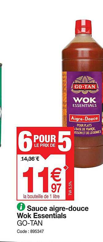 sauce aigre-douce wok essentials go-tan